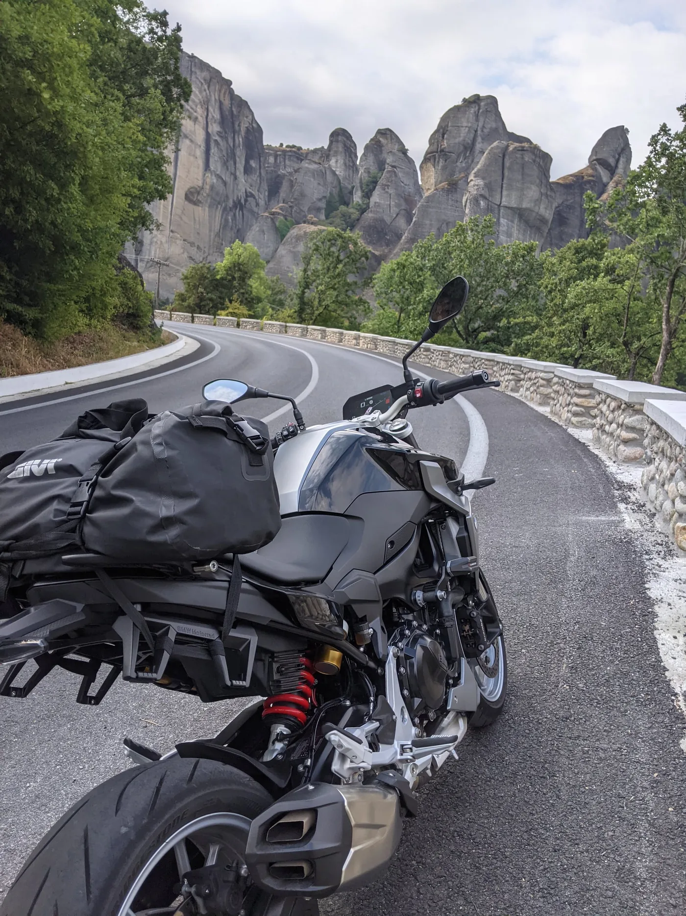 right Adventure bike at Meteora